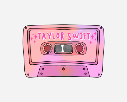 Danni Boden Designs - Taylor Swift Cassette Tape Sticker