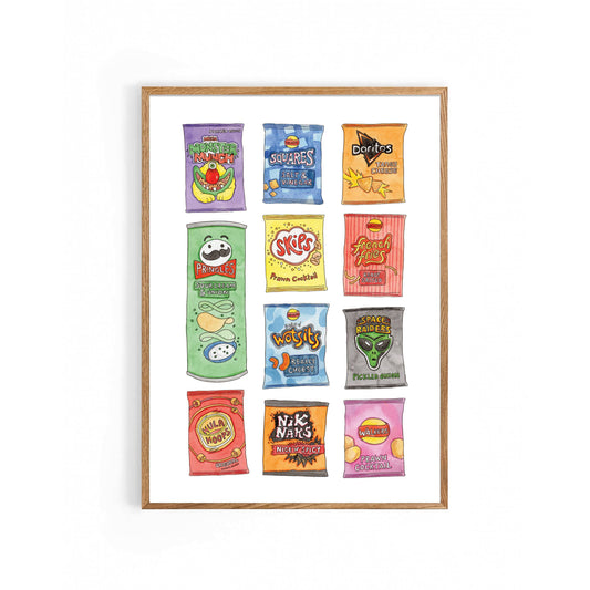 Nova & Me - Crisps A4 Print