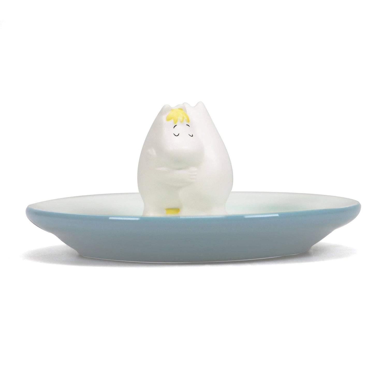 Half Moon Bay - Trinket Key Ring Dish Moomin Hug Blue