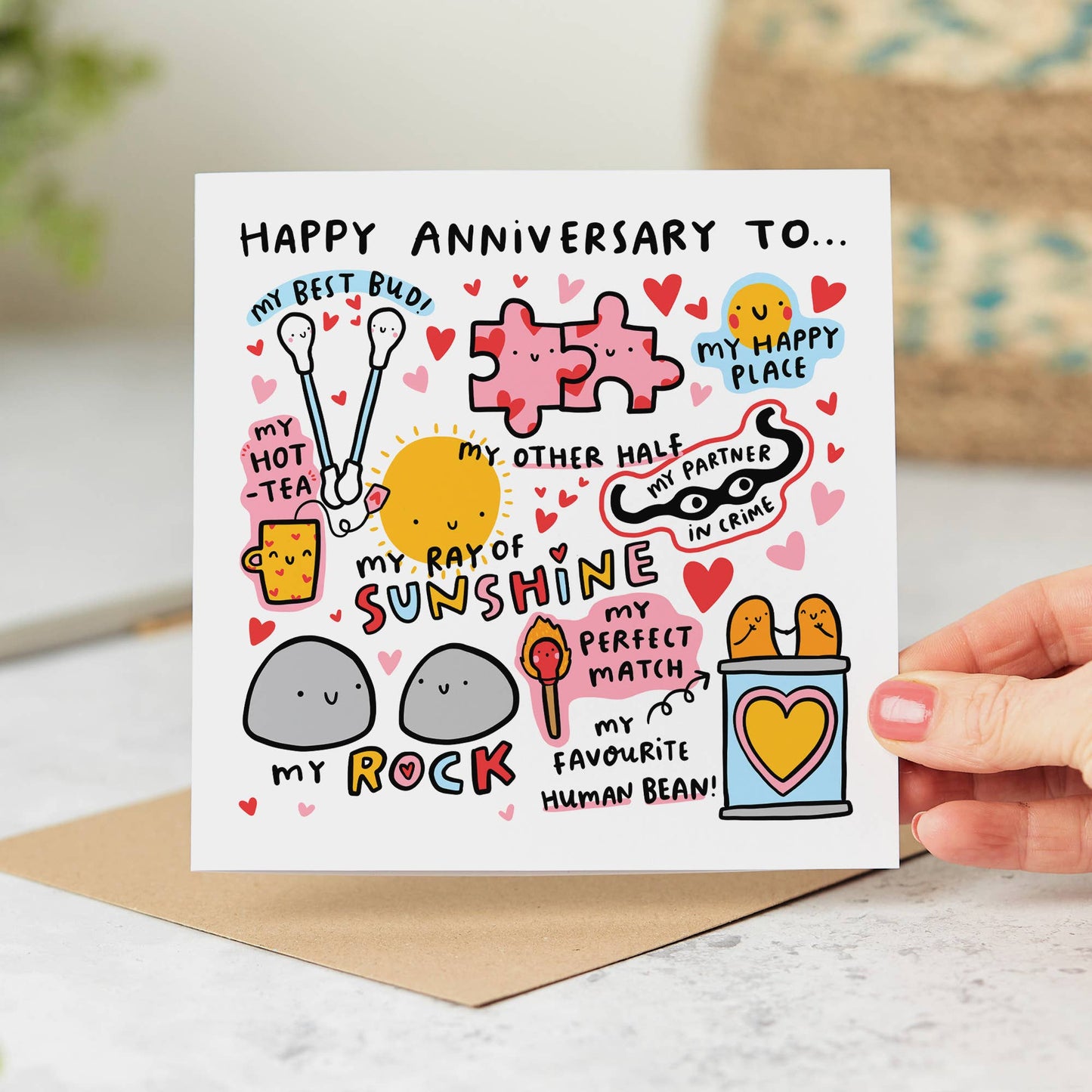 Funny Pun Filled Anniversary Card