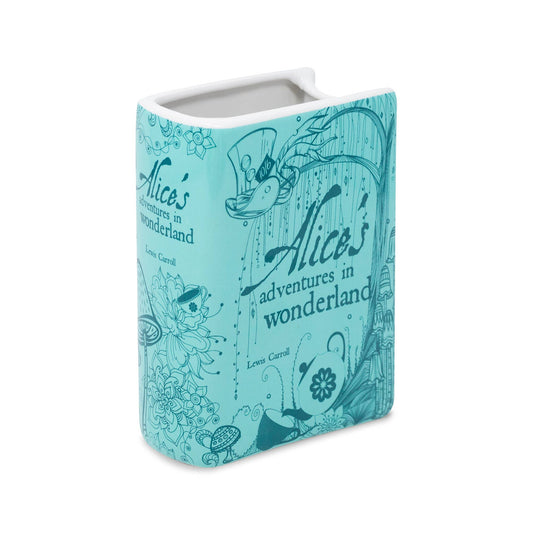 Steel Mill & Co UK - Small Book Vase, Alice in Wonderland - Blue
