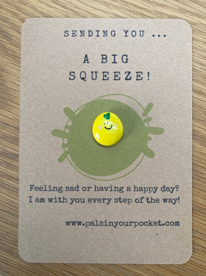 Pals in your Pocket - Long Distance Lemon Pebble Hug & Care Box