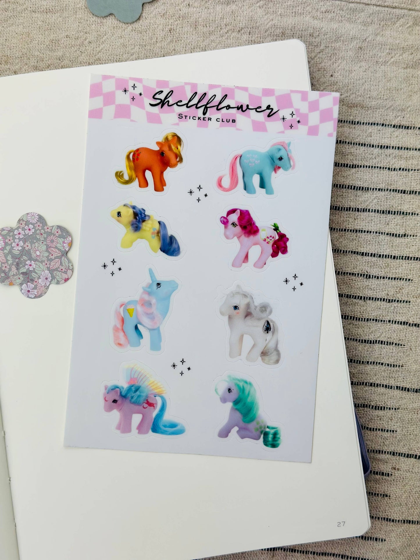 Shellflower - My Little Pony Sticker Sheet