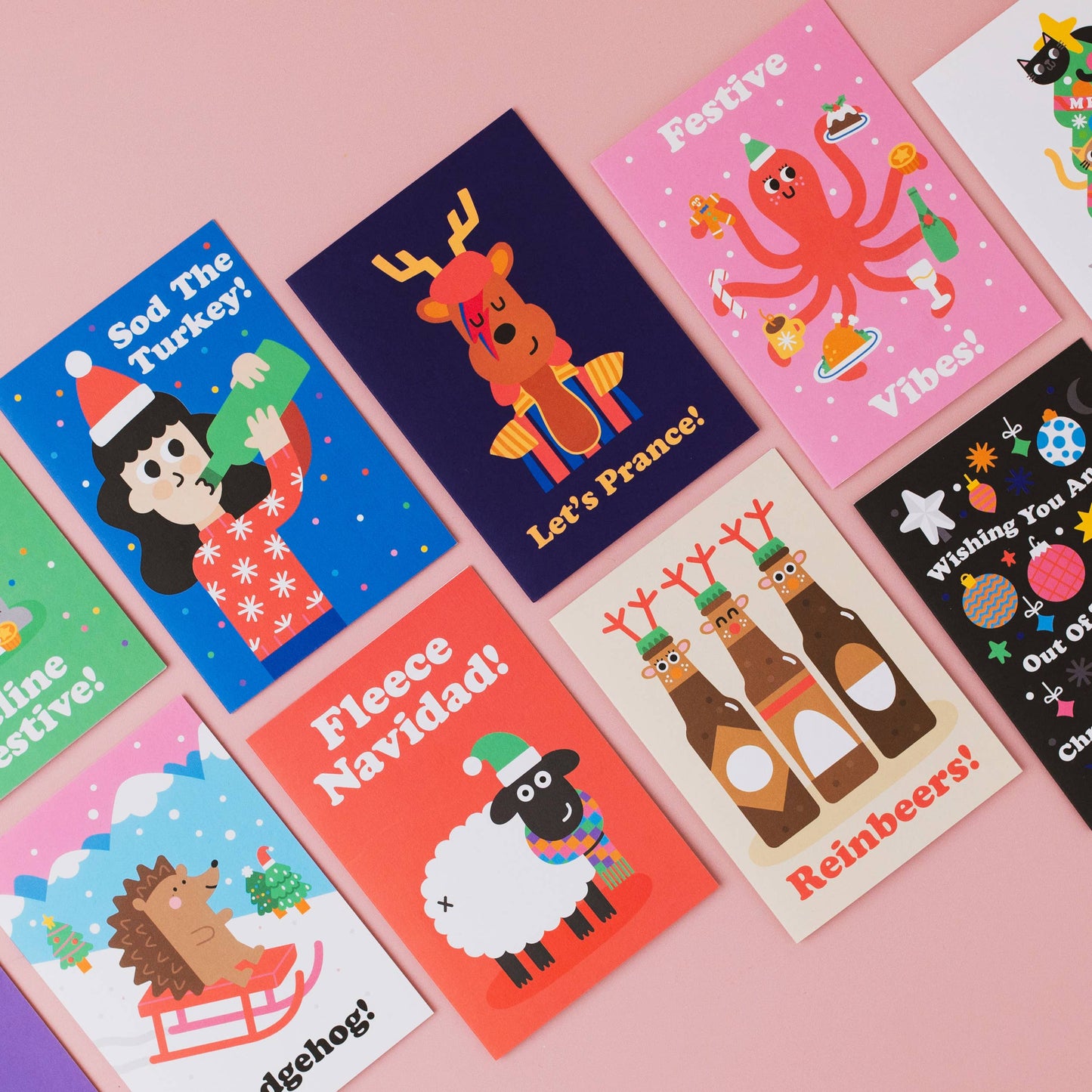 Studio Boketto - Delorean Christmas Card | Holiday Card | Male Christmas Card