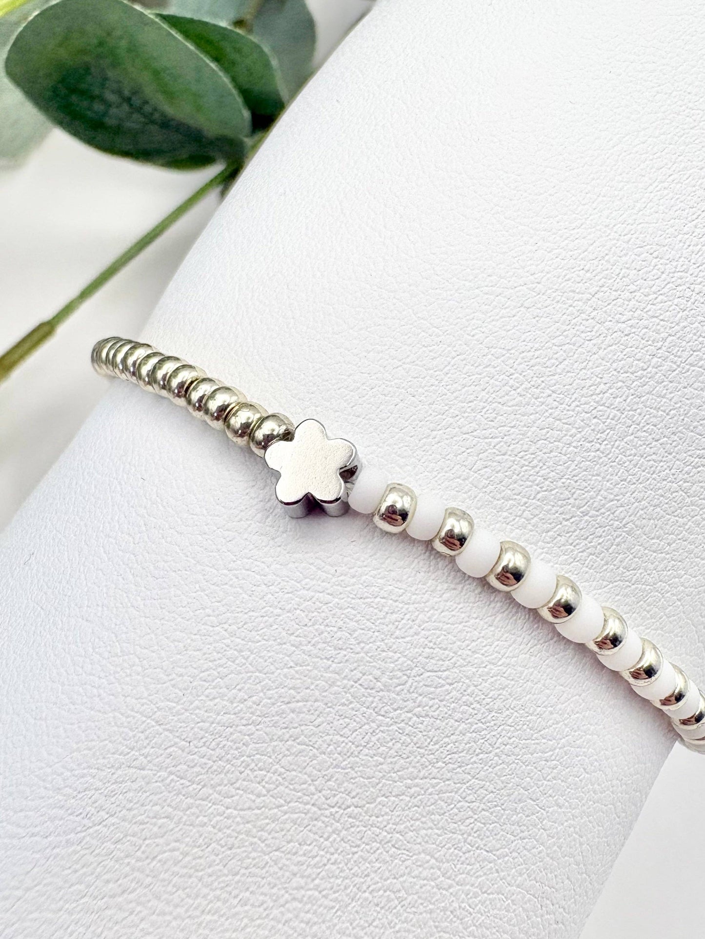 Candi Co Jewellery - Pastel Seed Beaded Charm Bracelet