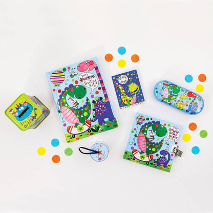 Rachel Ellen Designs - Rolls of Stickers -Rawr-Some Dinosaur