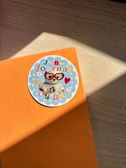 Shellflower - Junk Journal Club Vinyl Sticker