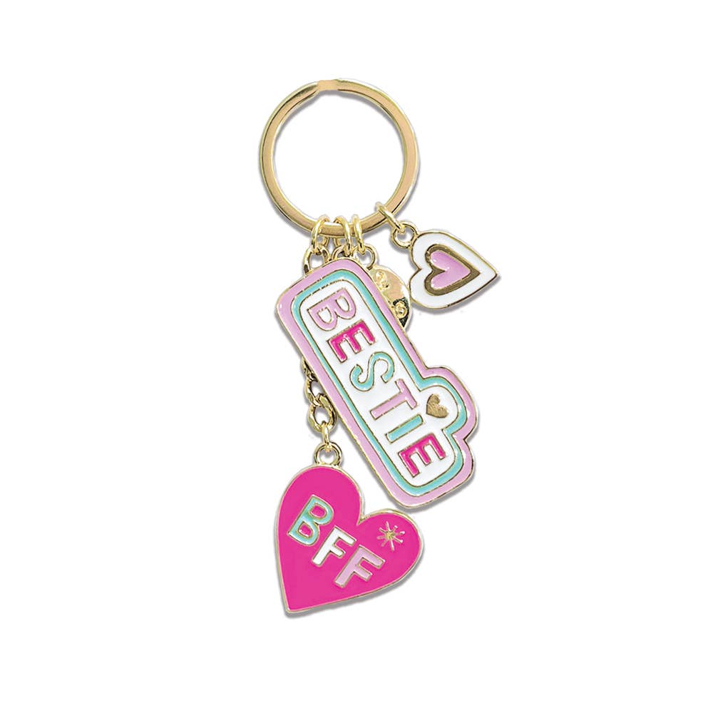 Rachel Ellen Designs - Enamel Keyrings - Bestie