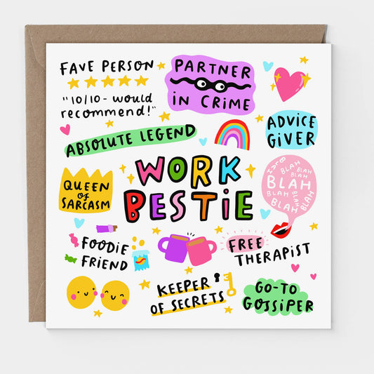 Work Bestie Card