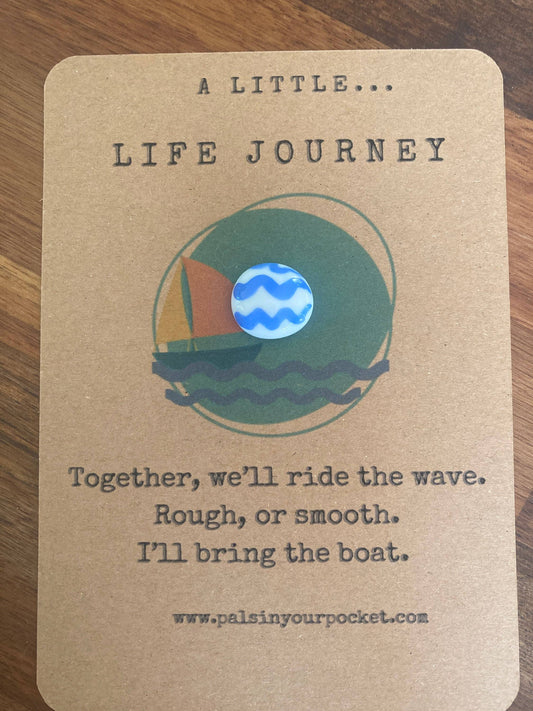 Pals in your Pocket - Traveler's Comfort Kindness Rock - Weather & Navigate