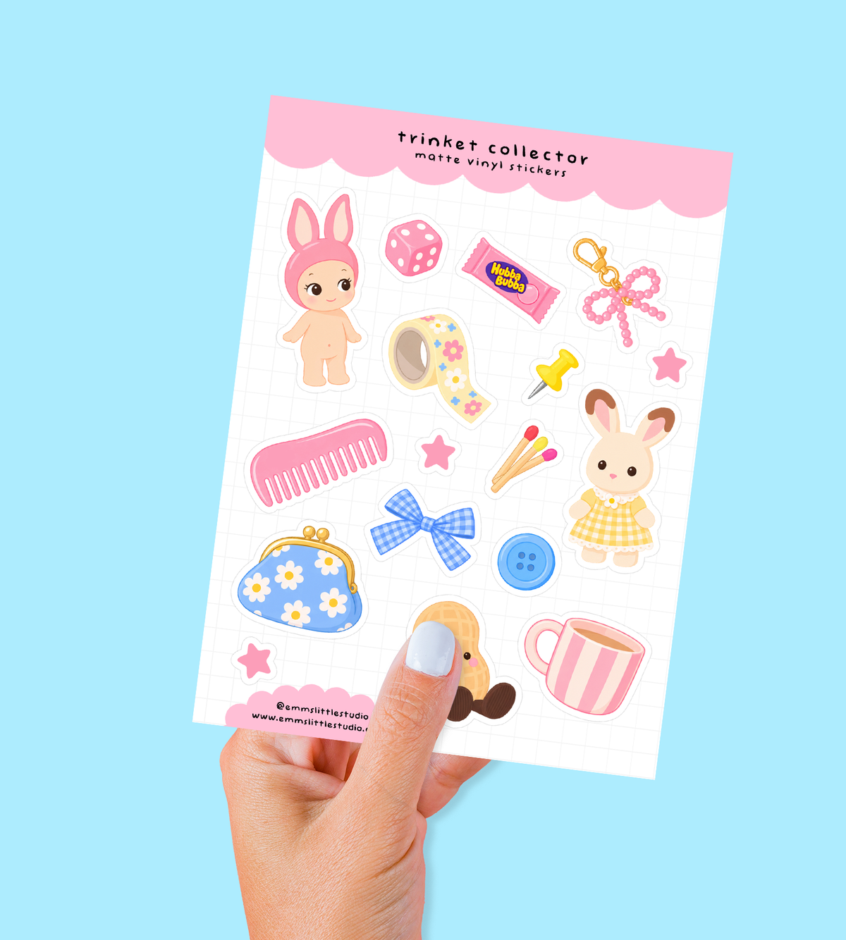 Emm's Little Studio - Trinket Collector Sticker Sheet