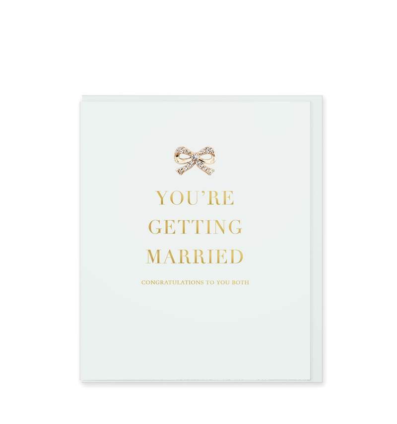 Hearts Designs - You're Getting Married Congratulations, Greetings Card