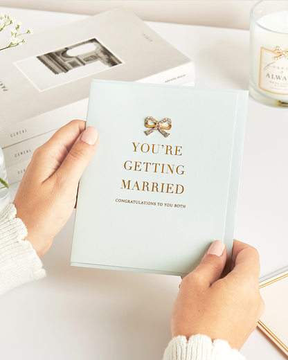 Hearts Designs - You're Getting Married Congratulations, Greetings Card