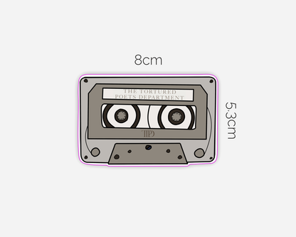 Danni Boden Designs - Tortured Poets Department Cassette Tape Taylor Swift Sticker