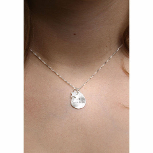 White Leaf - 'One in a Million' Necklace in Silver
