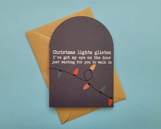 Danni Boden Designs - Christmas Lights Glisten - Greeting Card - Taylor Swift
