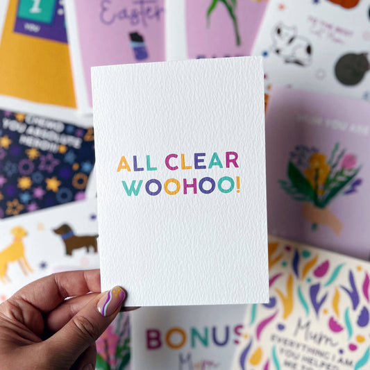 Xoxo Designs by Ruth - All Clear Woohoo! Card