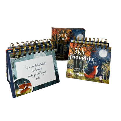 Fox Under The Moon - 365 Thoughts - Daily Encouragement Desktop Flipbook