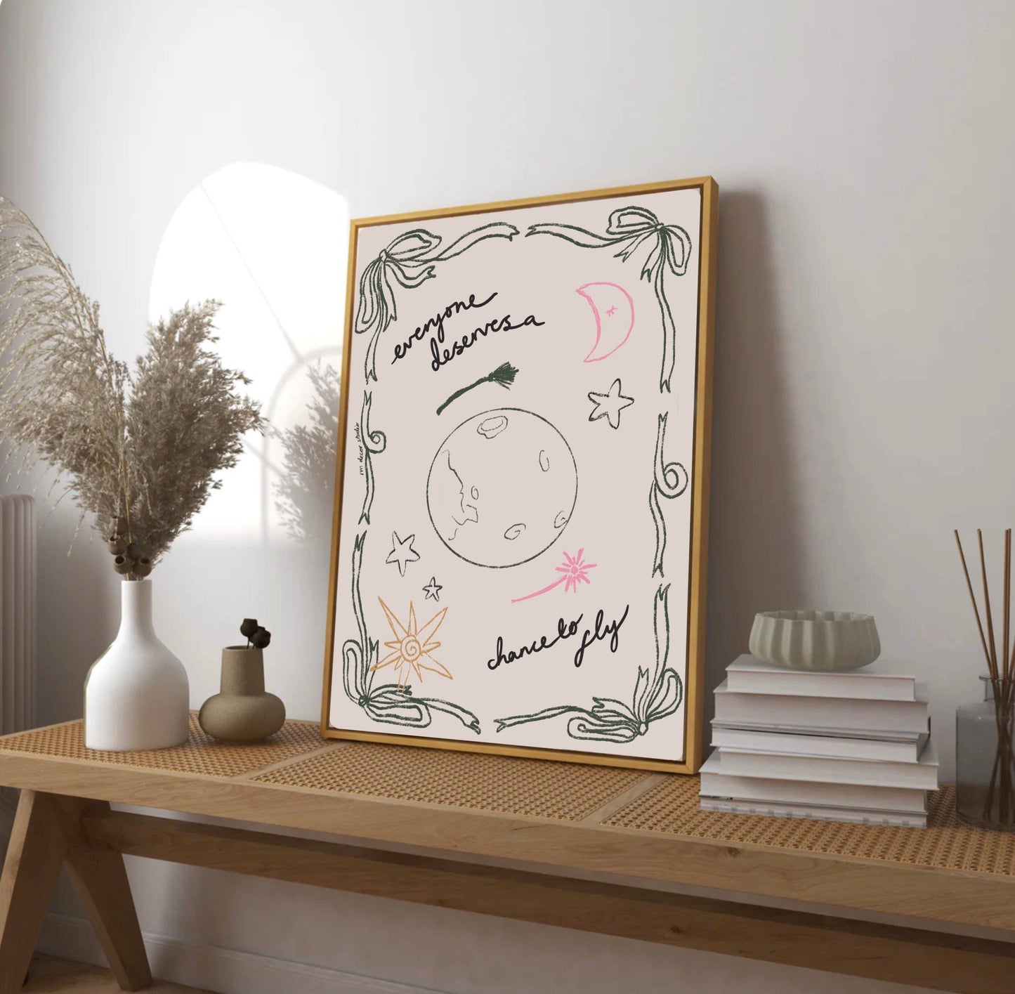 Everyone Deserves A Chance To Fly Art Print - Wicked/ wizard of oz themed art print gift