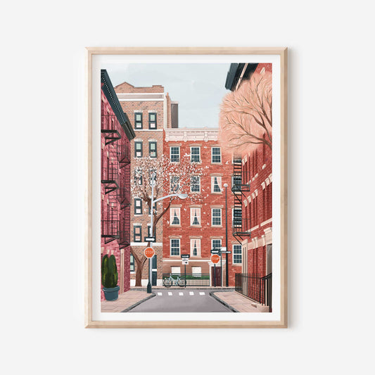 Simply, Katy - Greenwich Village, New York Print