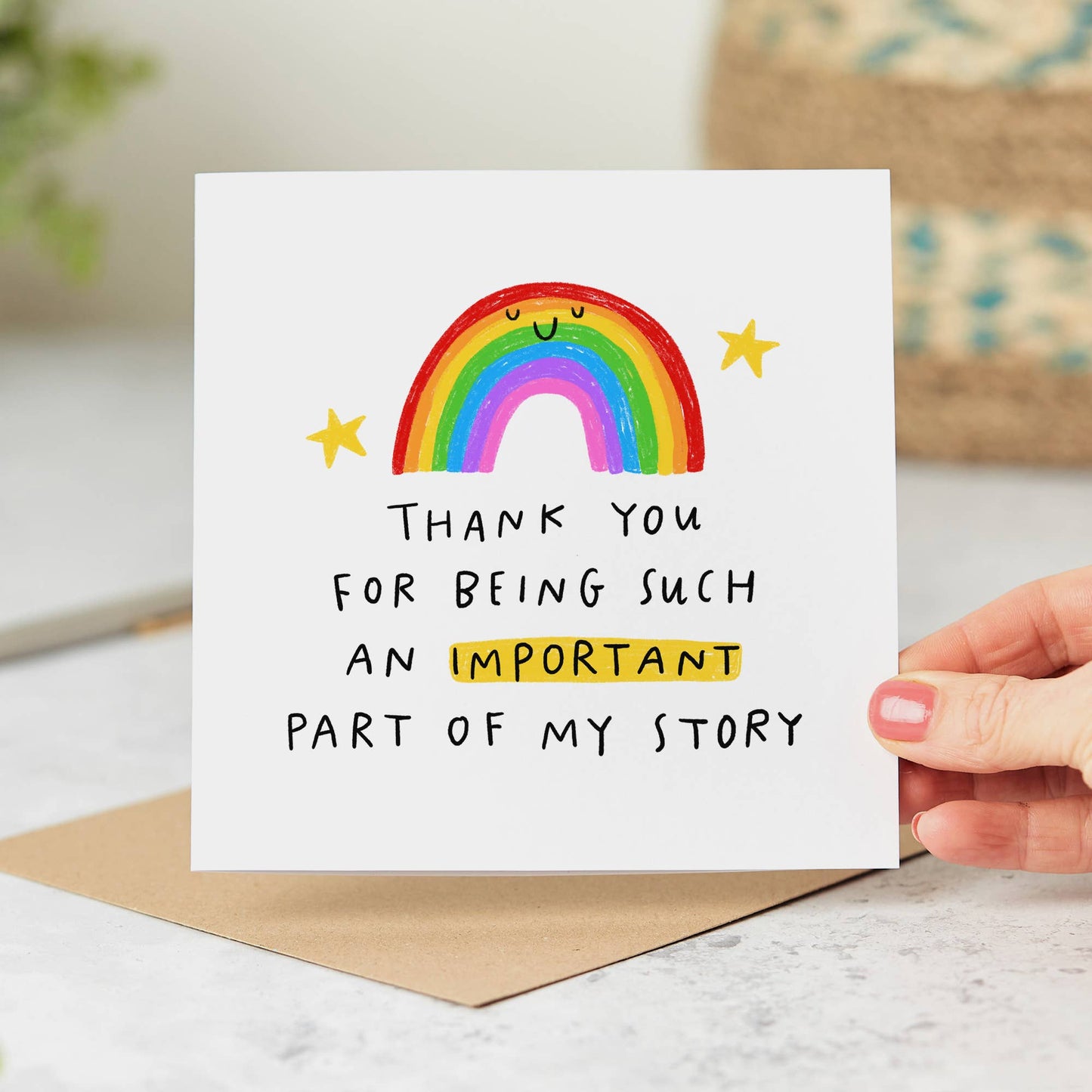 Important Part Of My Story - Thank You Card