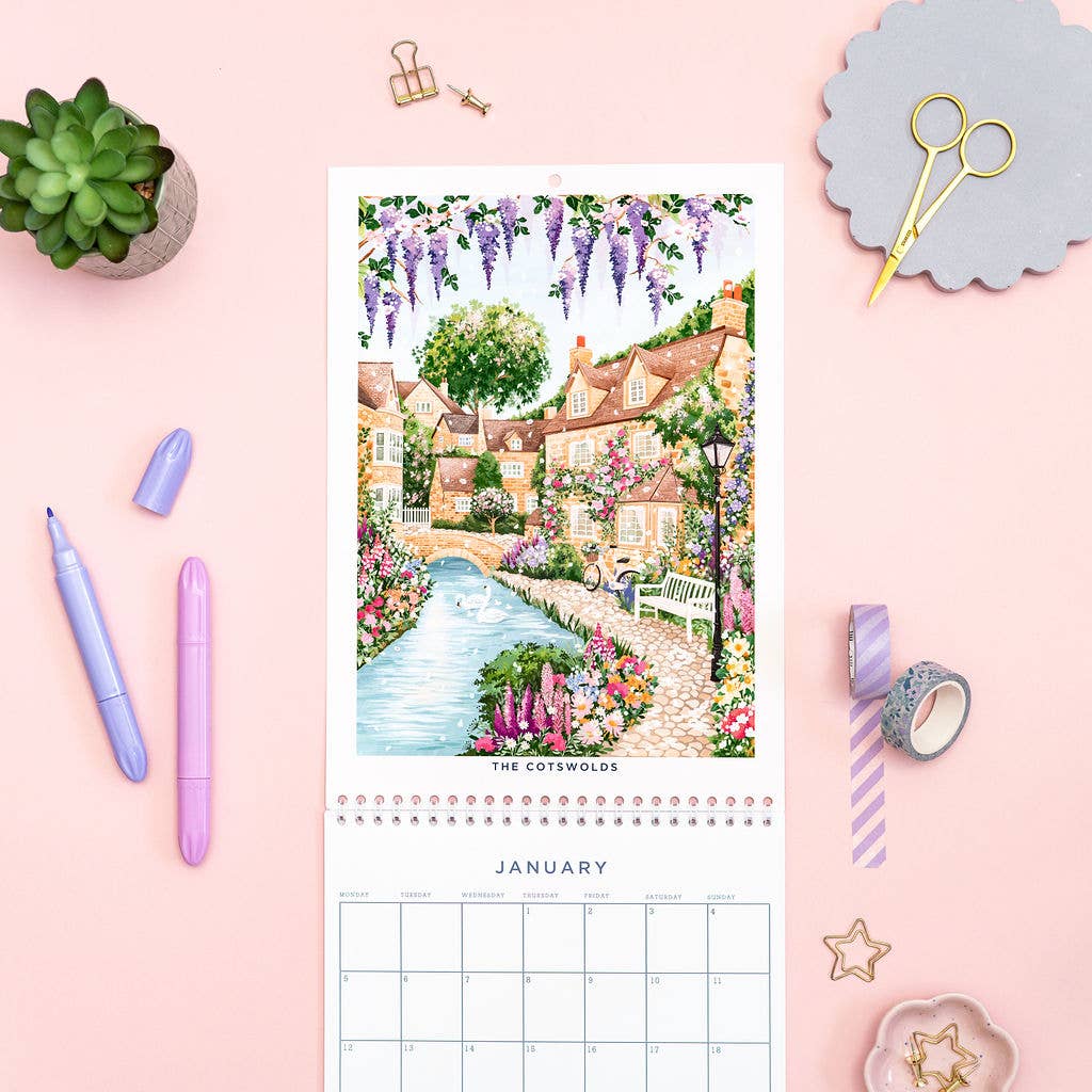 Simply, Katy - 2026 Travel Calendar 