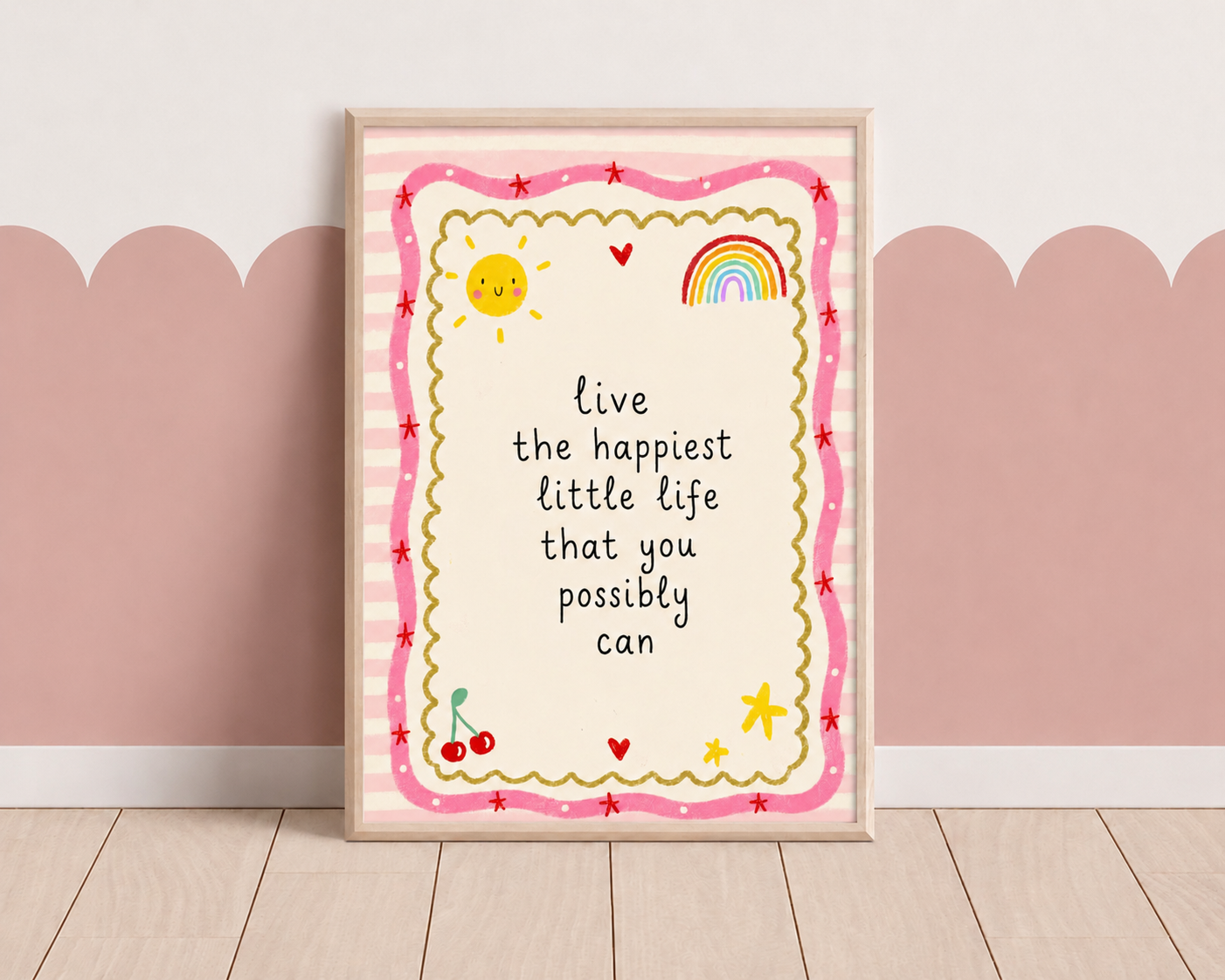 It's Lucy Doodles - Happiest Little Life Print