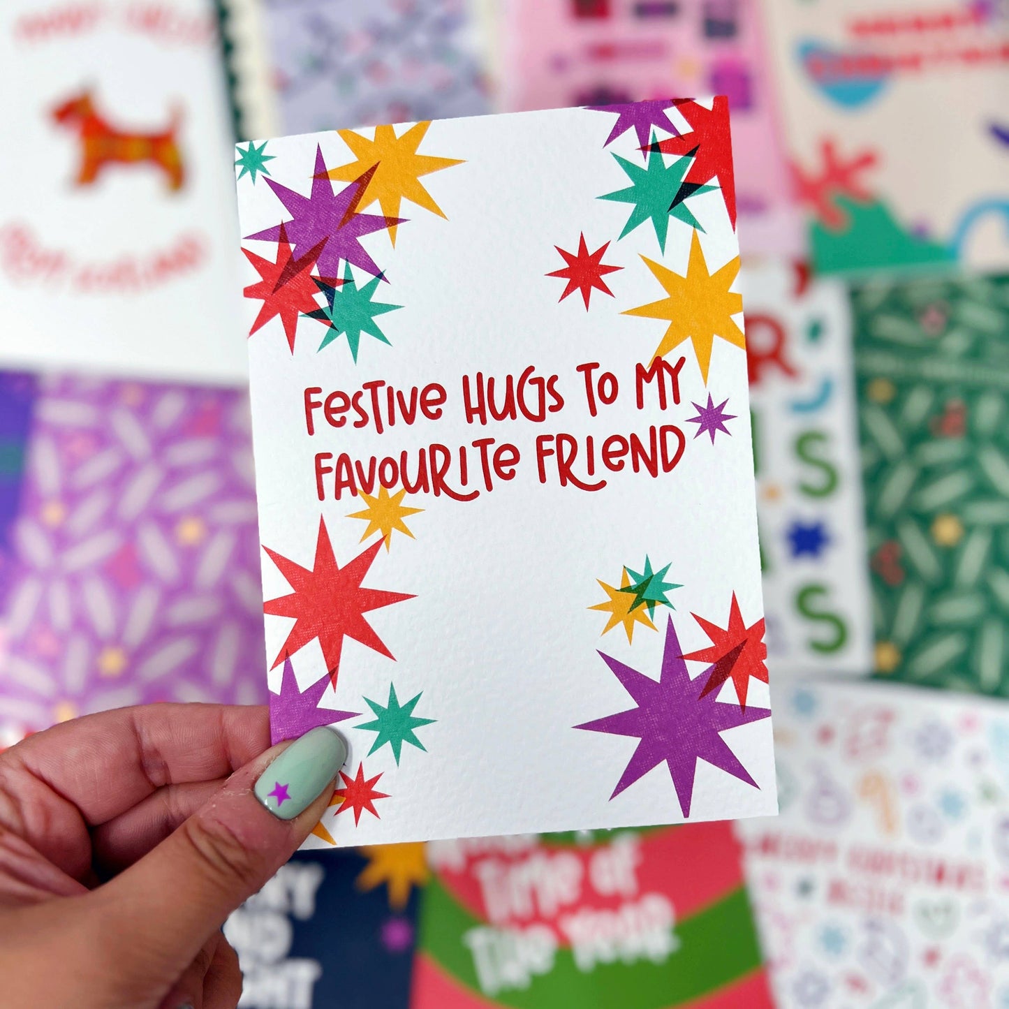 Xoxo Designs by Ruth - Christmas Festive Hugs To My Favourite Friend