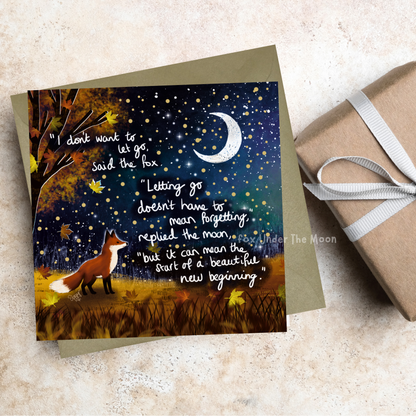 Fox Under The Moon - 'New Beginning' - Greeting Card From Fox Under The Moon
