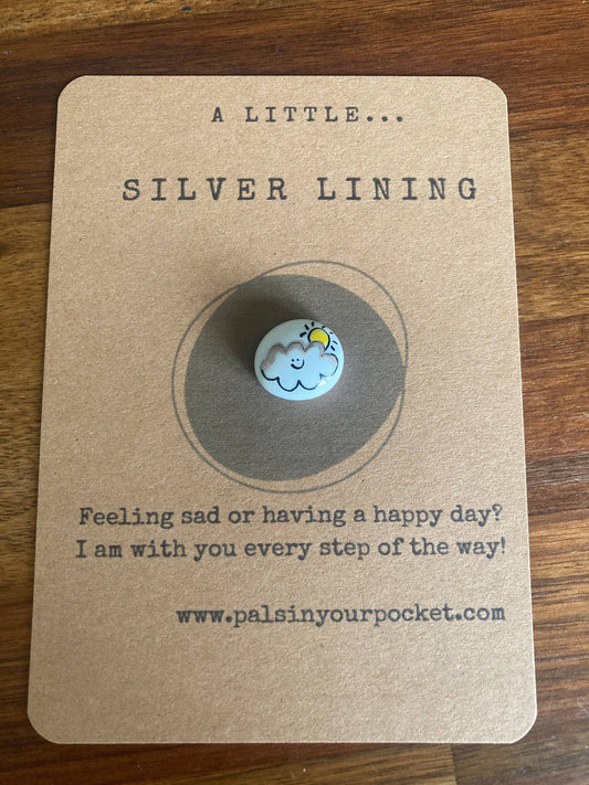 Pals in your Pocket - Comfort Soothing Silver Pocket Good Luck Charm