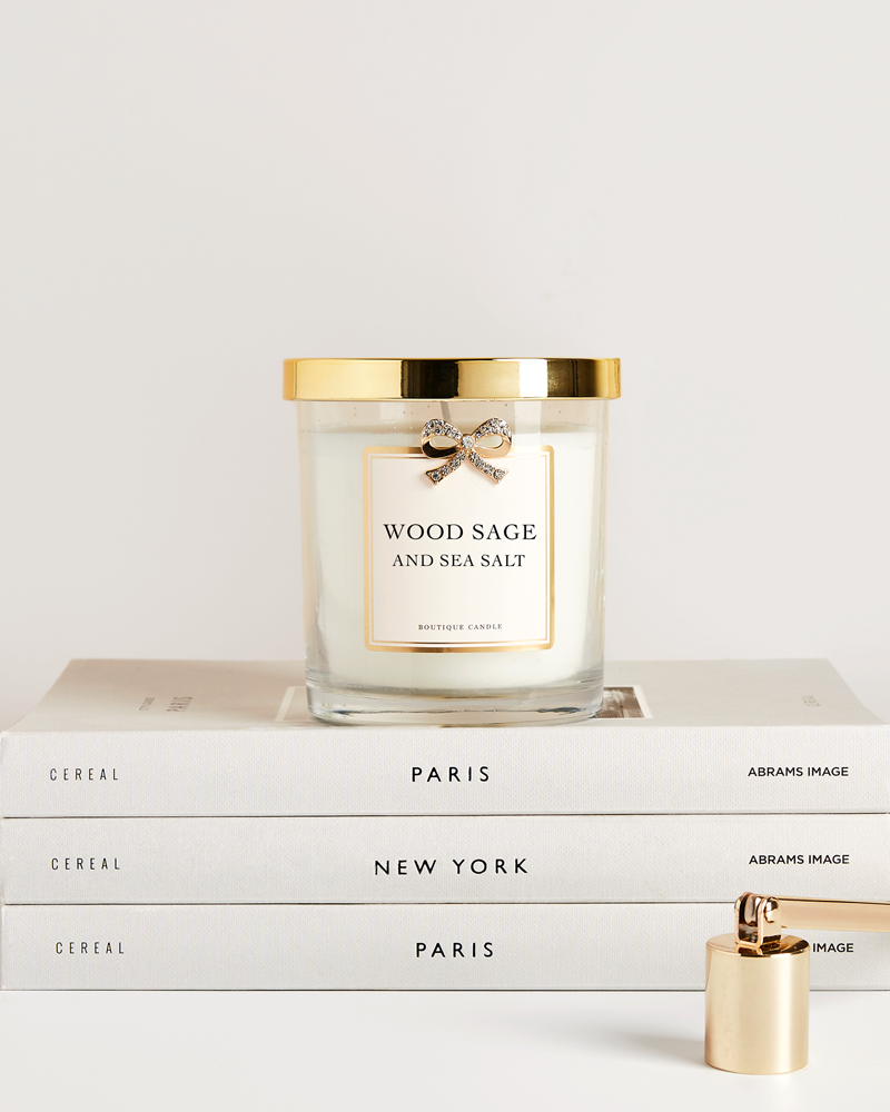 Hearts Designs - Madelaine, Wood Sage And Sea Salt, Soy Wax Candle