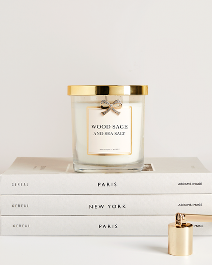 Hearts Designs - Madelaine, Wood Sage And Sea Salt, Soy Wax Candle