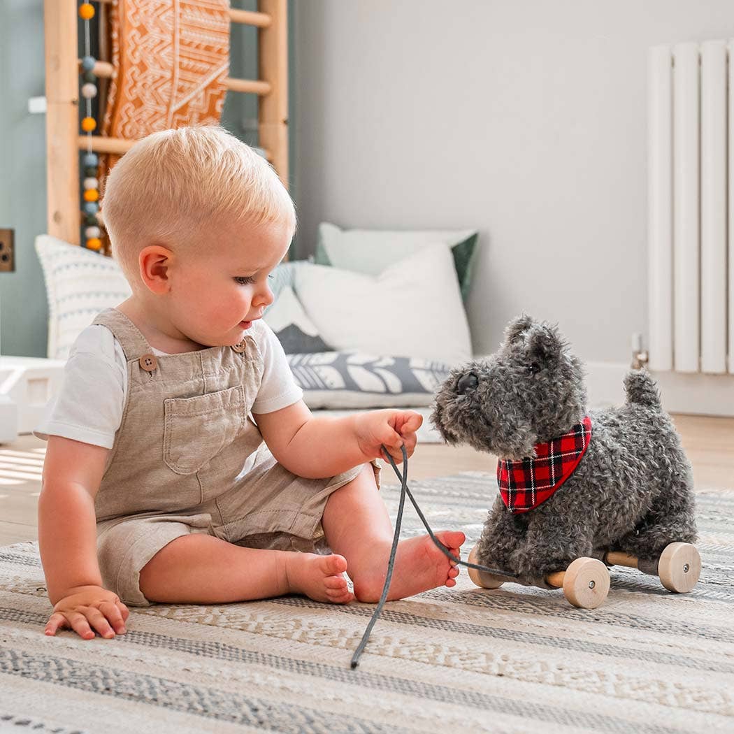 Little Bird Told Me Uk - Scottie Dog Pull Along Toy