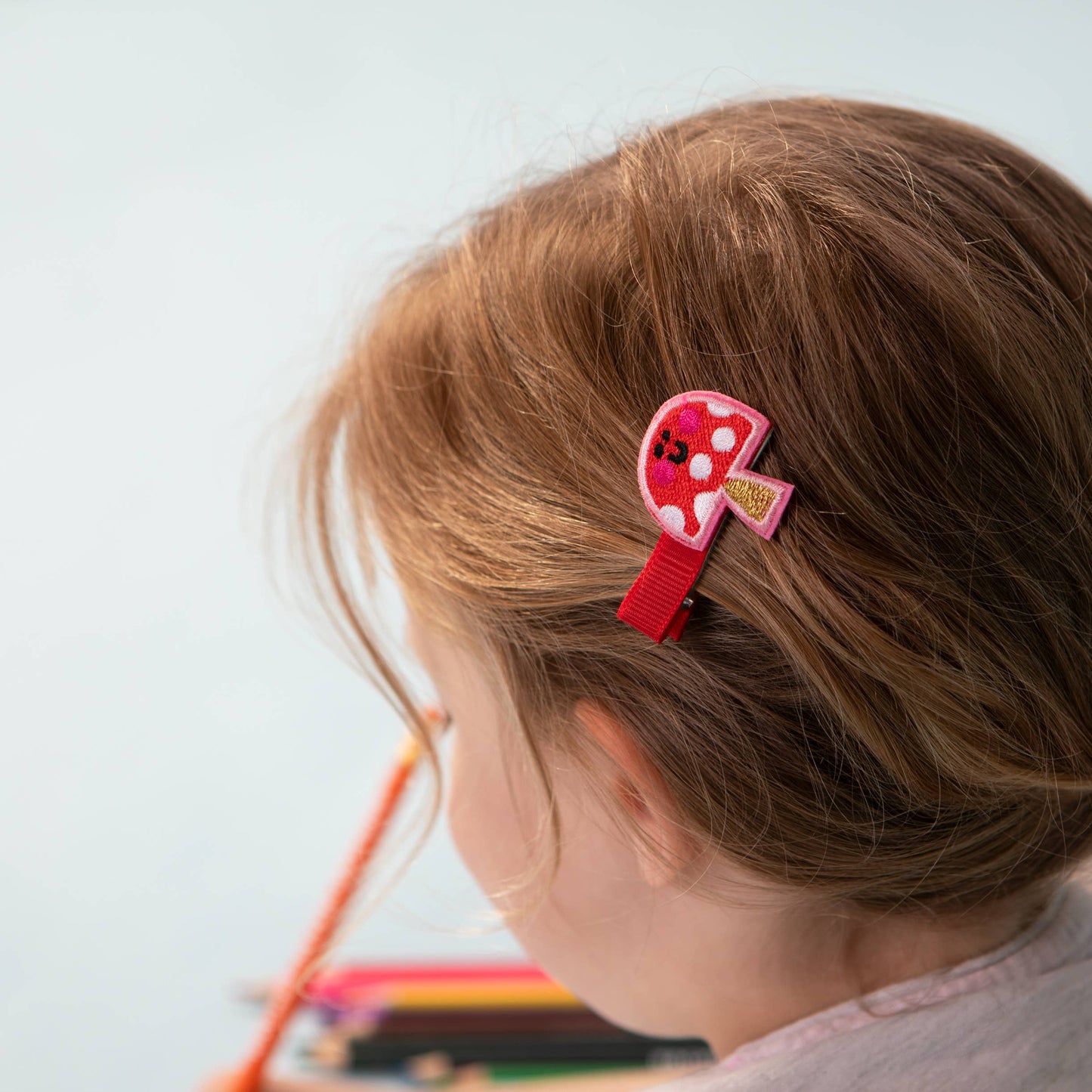 Rachel Ellen Designs - Kid’s Hair Clips - Toadstools (Set of 2)