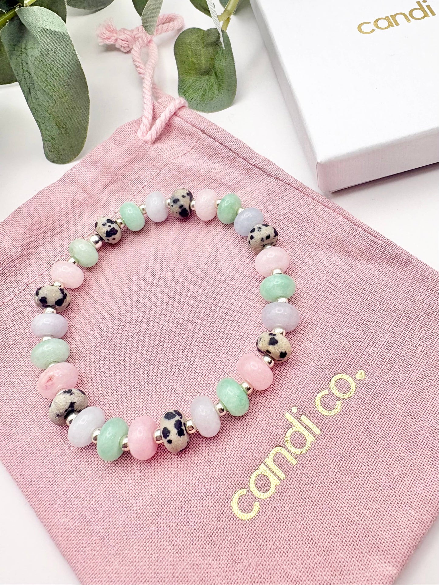 Candi Co Jewellery - Pastel Candy Beaded Bracelet