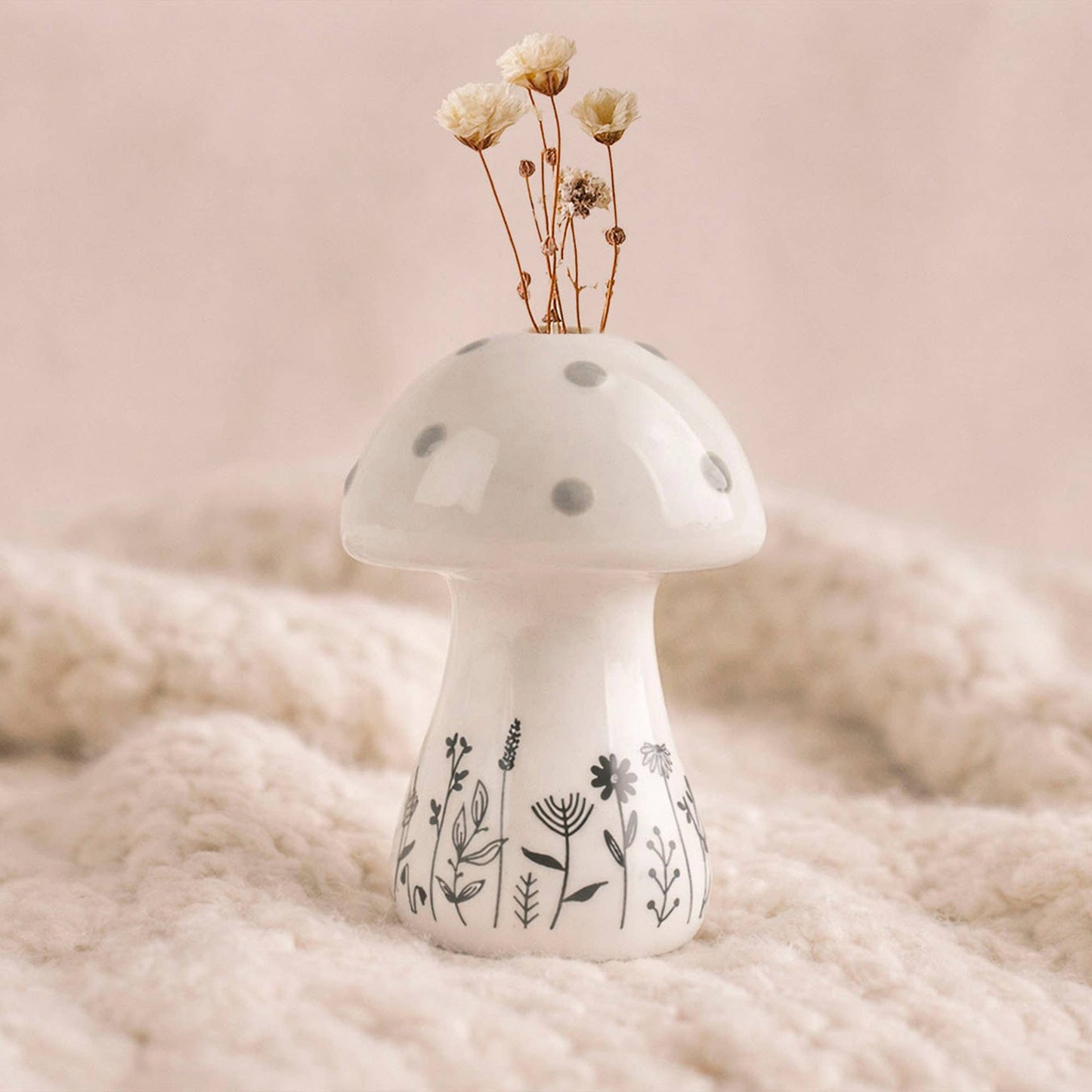 Send With Love Mushroom Bud Vase