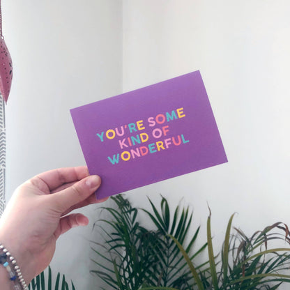 Xoxo Designs by Ruth - You're Some Kind of Wonderful Card