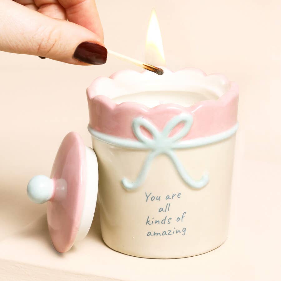 Lisa Angel - You Are All Kinds of Amazing Ceramic Candle