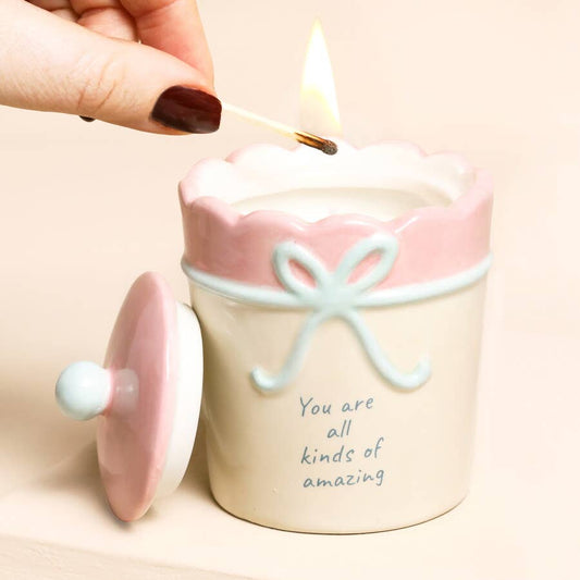 Lisa Angel - You Are All Kinds of Amazing Ceramic Candle