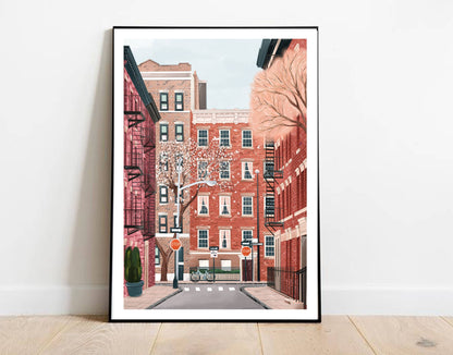 Simply, Katy - Greenwich Village, New York Print