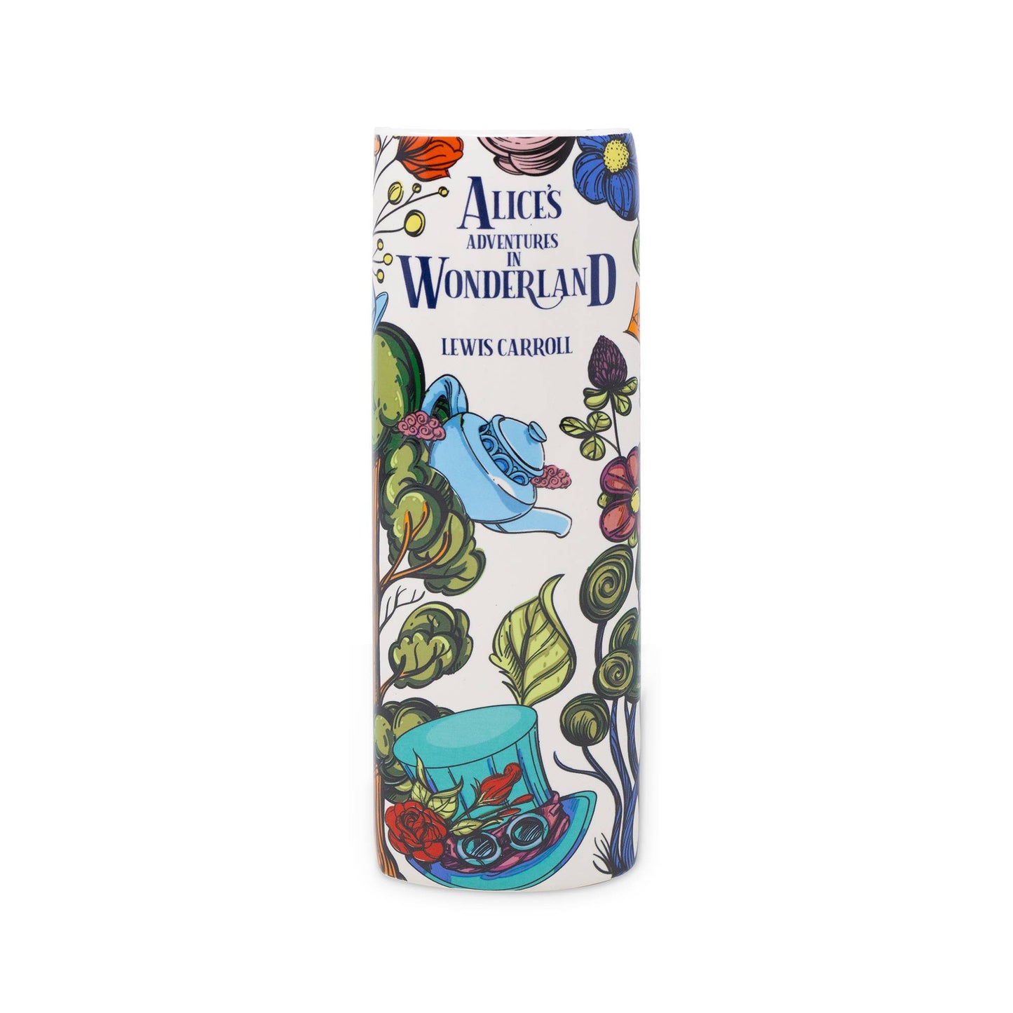 Steel Mill & Co UK - Large Book Vase, Alice in Wonderland - Floral Nonsense