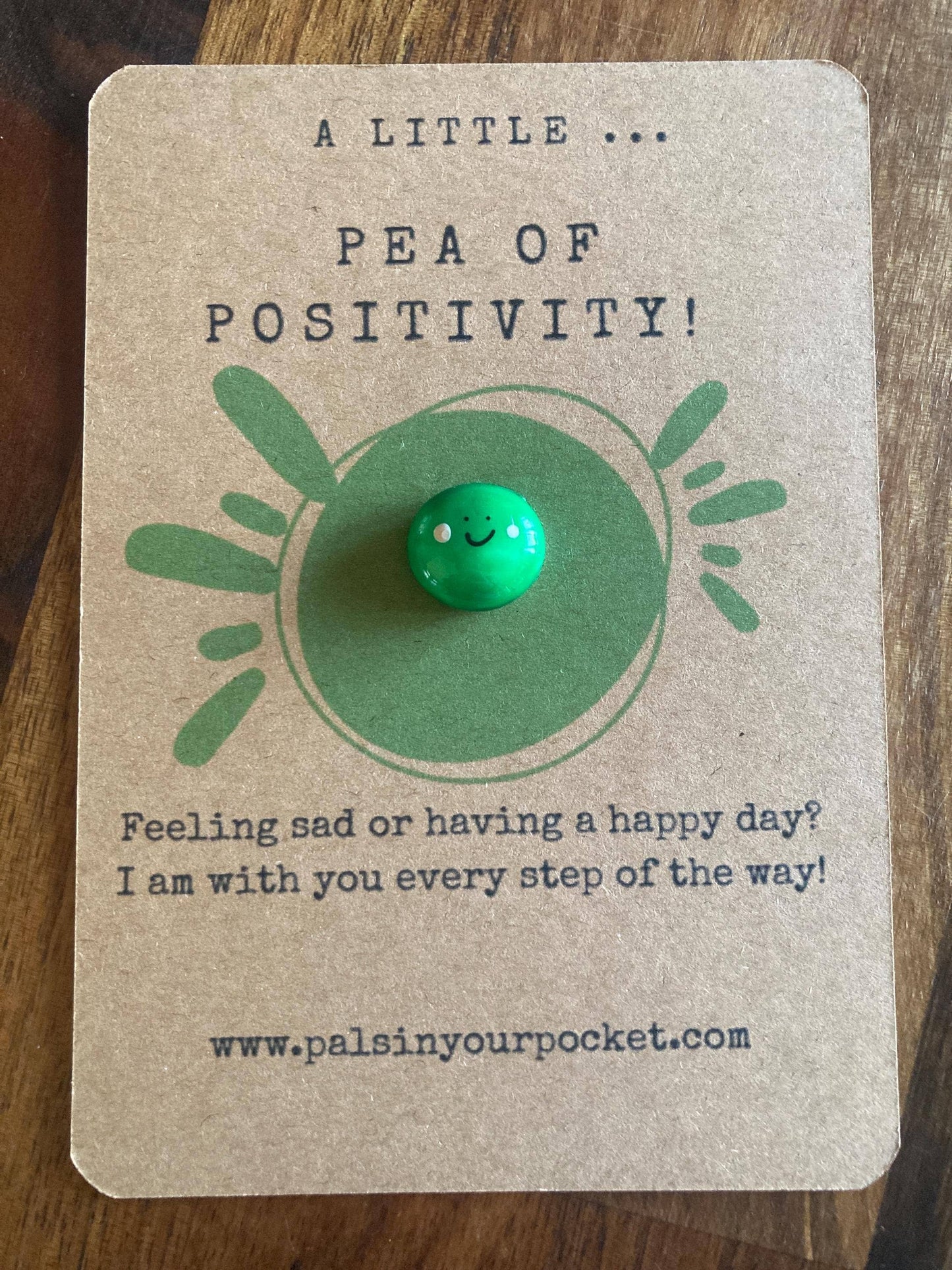 Pals in your Pocket - Positive Pocket Pea For Anxiety And Mental Health
