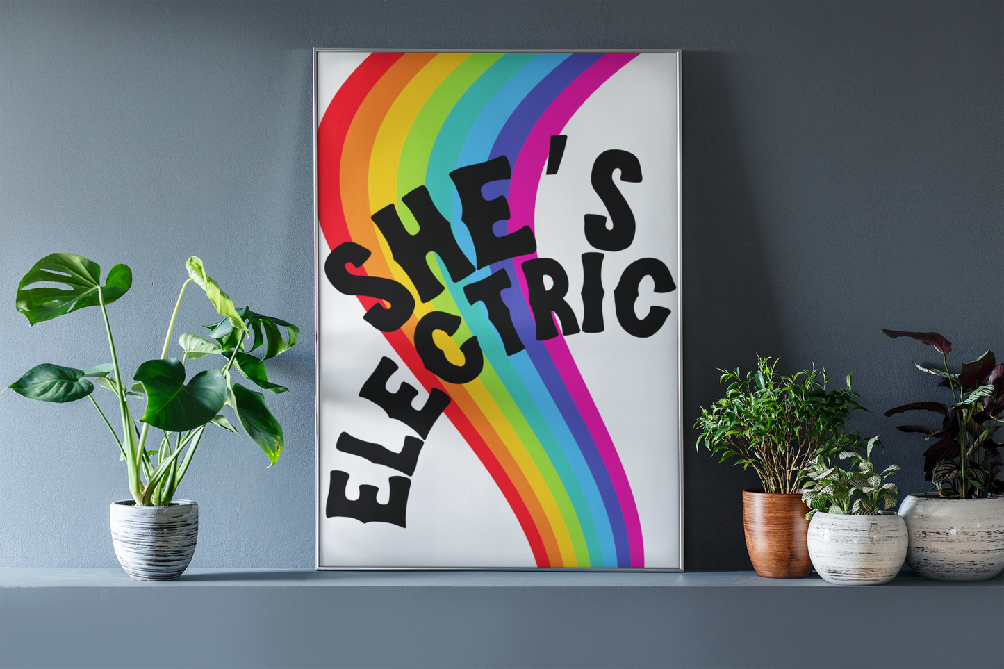 Blue Iris Designs Co - She’s Electric Print