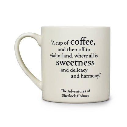 Half Moon Bay - Ceramic Mug Sherlock Holmes Dectective Literary Quote