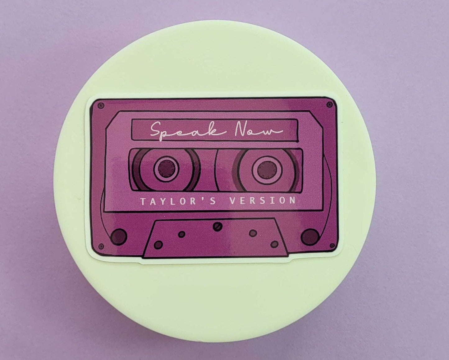 Danni Boden Designs - Speak Now Album Inspired Cassette Tape Sticker -Taylor Swift
