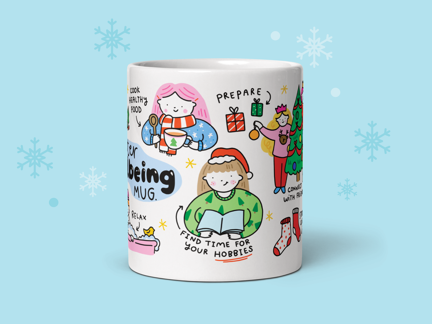 Feel Good Gift co. - Christmas wellbeing, winter mental health gift mug