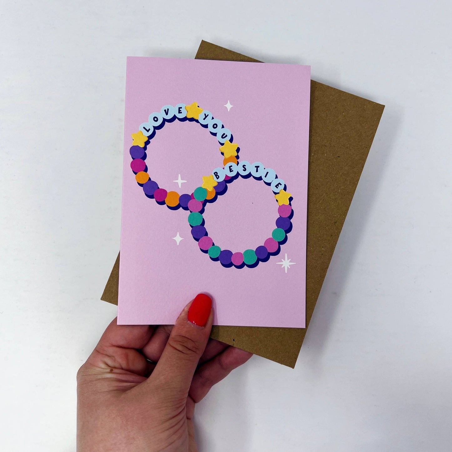 Xoxo Designs by Ruth - Love You Bestie Card