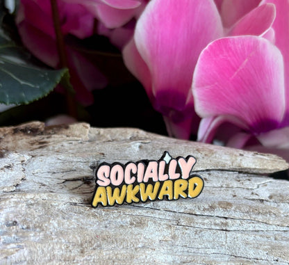 Ocean Ripples - Socially Awkward Pin Badge Card