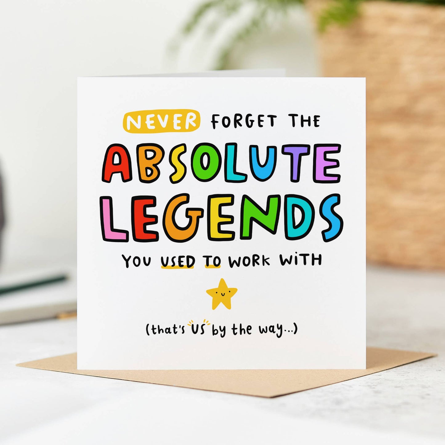 Absolute Legends - New Job Leaving Card
