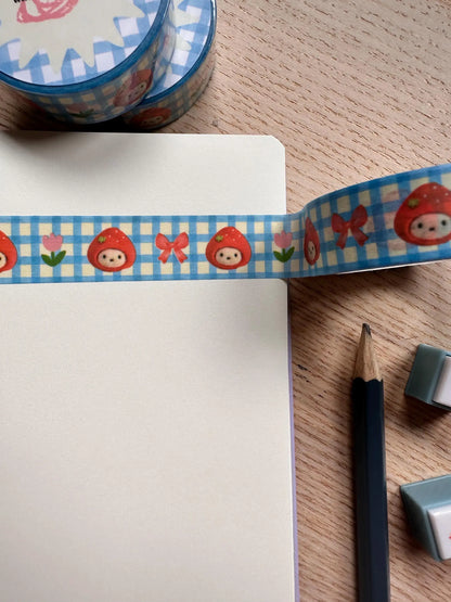 Shellflower - Strawberry Bunny Washi Tape 